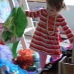 Pre-switch-Laying waste to her big sisters room while they are at school.